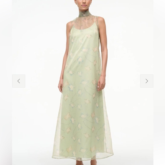 STAUD Dresses & Skirts - Albee Dress Botanical Moss